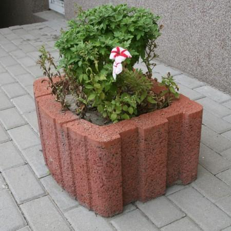Квітник вібропресований квадратний